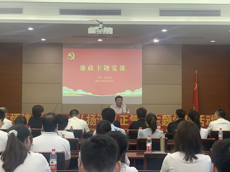 「體悟清廉立世，弘揚(yáng)清風(fēng)正氣」主題黨日活動